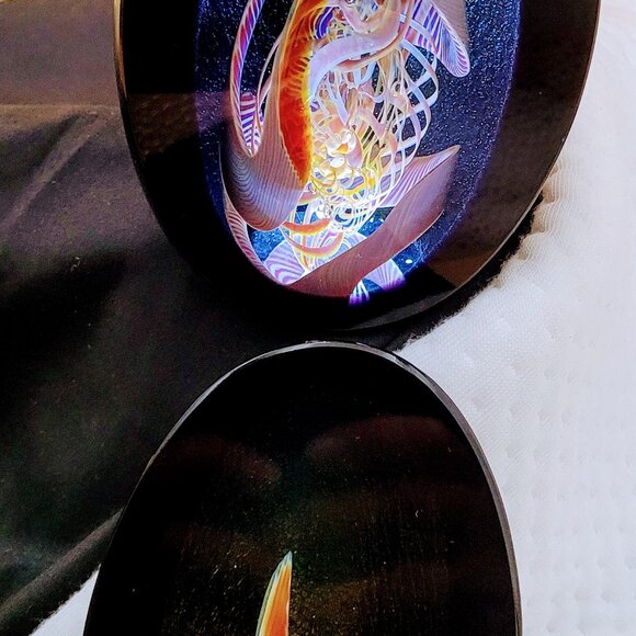 Henry Summa Signed Art Glass Paperweight - Picture 6 of 10